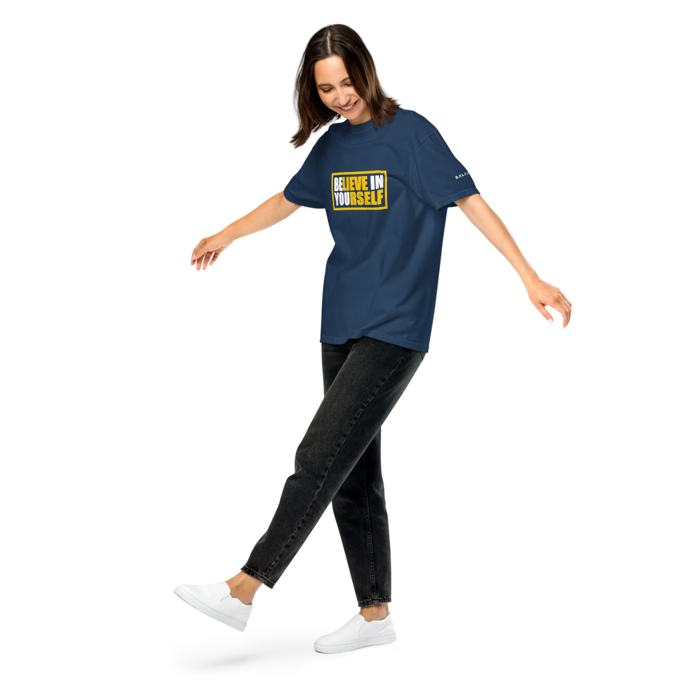 Navy Believe in You Tee