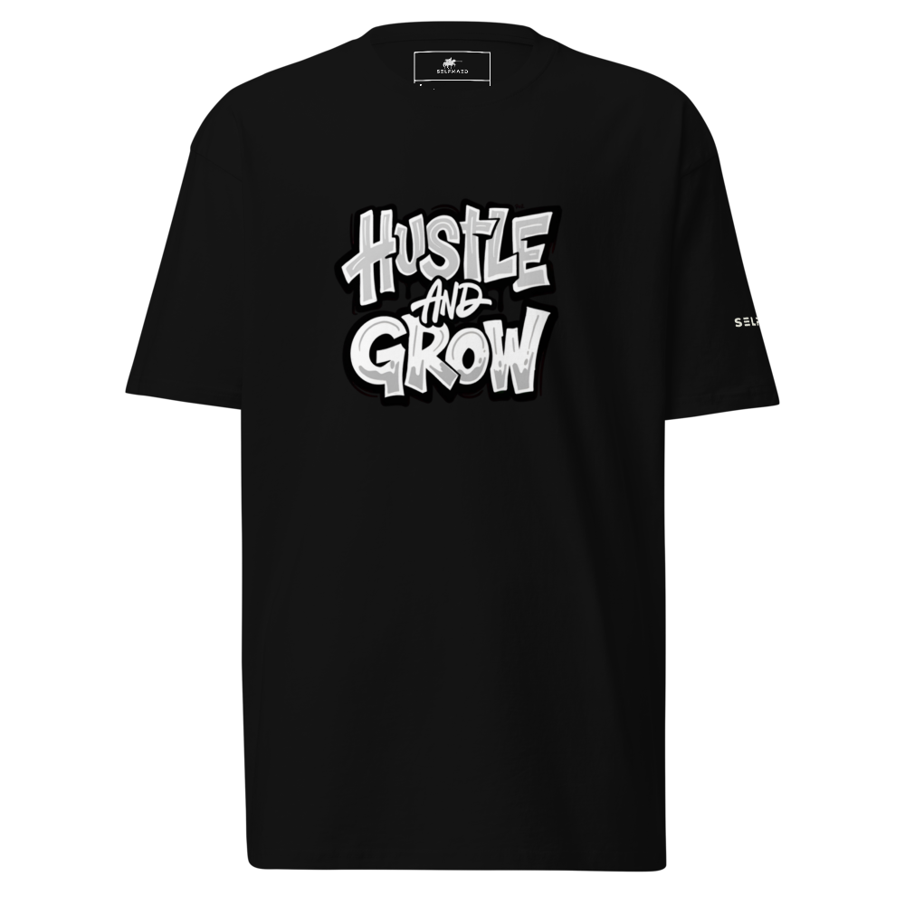 Black Hustler & Grow Tee