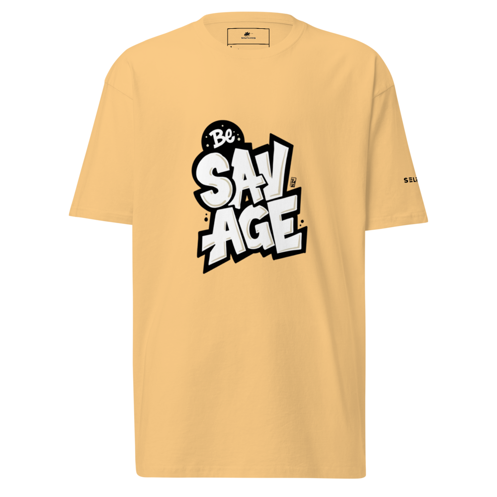 Yellow Be Savage Tee