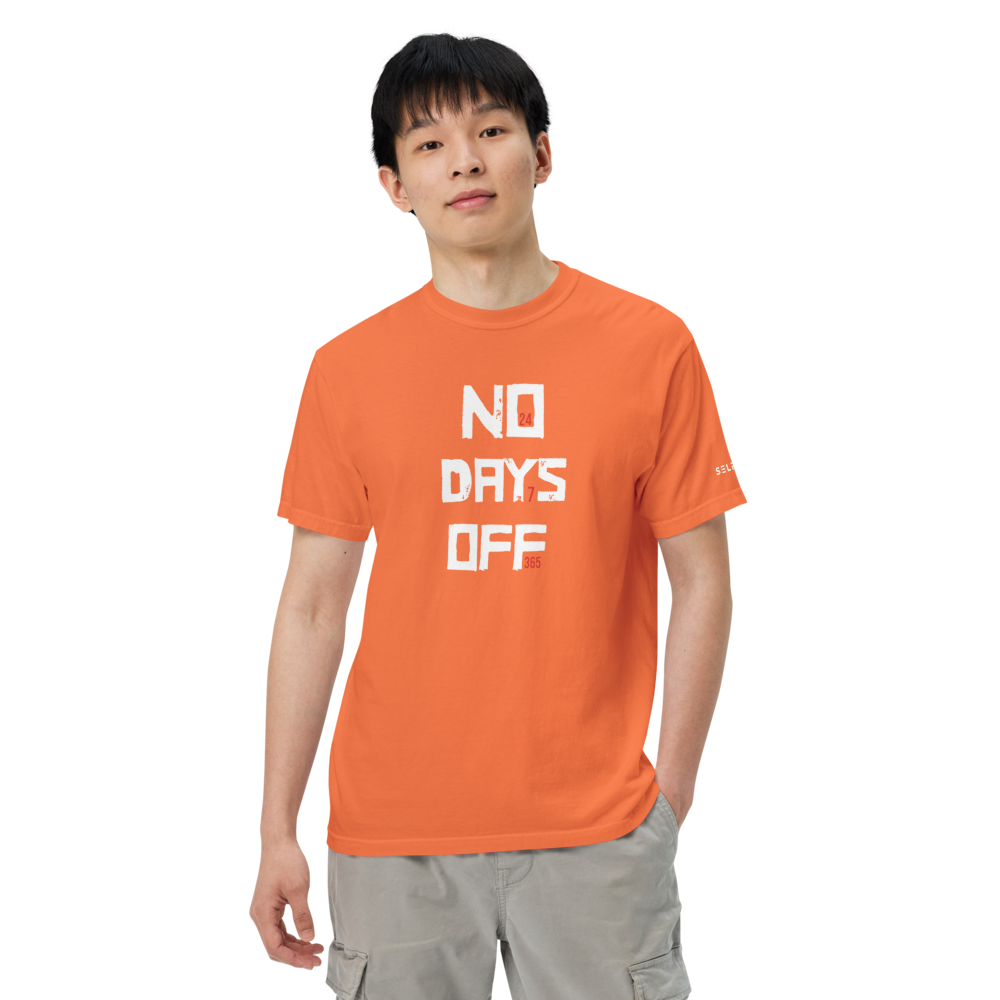 Orange No Days OFF Tee