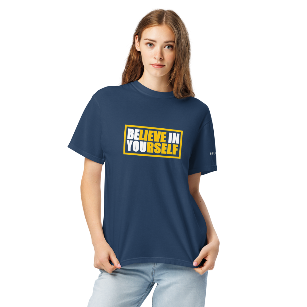 Navy Believe in You Tee