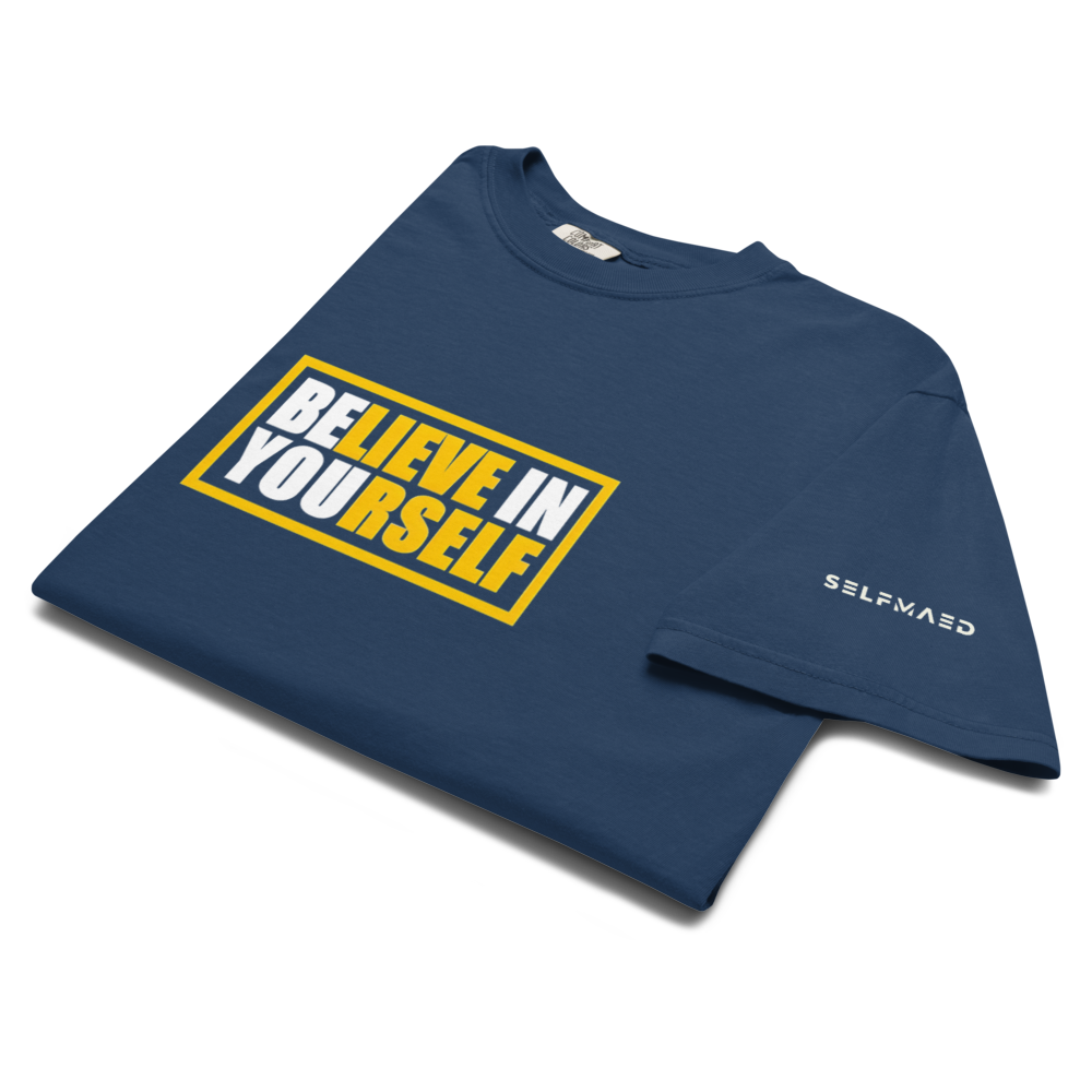 Navy Believe in You Tee
